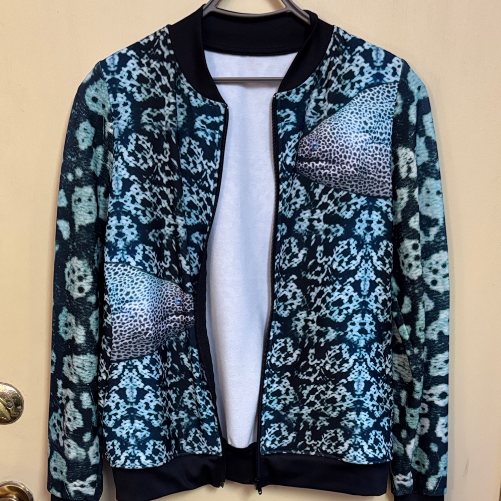 Black milk Clothing eel bomber jacket